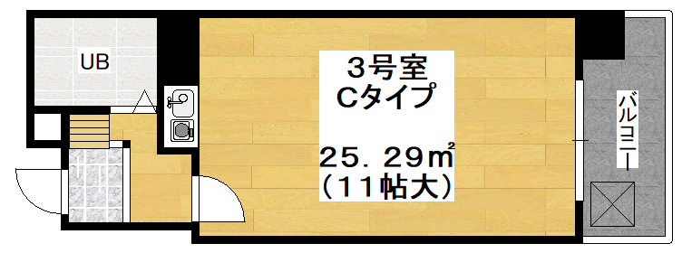 アルディコンテ'21 203号室 間取り図